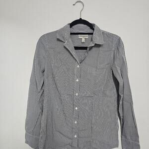 J.Crew navy white striped